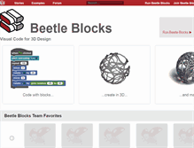Tablet Screenshot of beetleblocks.com